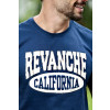 Camiseta Básica Bordada Atacado Masculino Revanche Brenes Azul Marinho