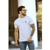 Camiseta Básica Com Plaquinha Atacado Masculino Revanche Nilópolis Branco
