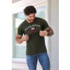 Camiseta Bordada Atacado Masculina Revanche Songo Verde Militar