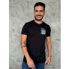 Camiseta Estampada Atacado Masculino Revanche Bijnor Preto