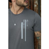 Camiseta Estampada Atacado Masculino Revanche Biobío Cinza Escuro