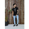 Camiseta Estampada Atacado Masculino Revanche Biobío Preto