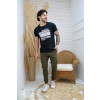 Camiseta estampada atacado masculino Revanche Bonfim Preto