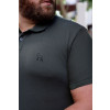 Camiseta Polo Bordado Plus Size Atacado Masculino Revanche Conde Verde Musgo