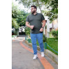 Camiseta Polo Bordado Plus Size Atacado Masculino Revanche Conde Verde Musgo