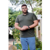 Camiseta Polo Bordado Plus Size Atacado Masculino Revanche Conde Verde Musgo