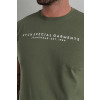 Camiseta Estampada Atacado Masculino Revanche Cólofon Verde Musgo