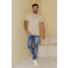 Camiseta Estampada Atacado Masculino Revanche Cólofon Areia