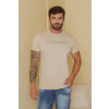 Camiseta Estampada Atacado Masculino Revanche Cólofon Areia