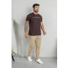 Camiseta Estampada Atacado Masculino Revanche Cólofon Marrom