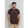 Camiseta Estampada Atacado Masculino Revanche Cólofon Marrom
