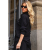 Camisa Oversized Manga Longa Atacado Feminina Revanche Irtacina Preto