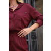 Camisa Oversized Manga Longa Atacado Feminina Revanche Irtacina Vinho