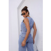 Colete Jeans Com Recorte Princesa Atacado Feminino Revanche Zapallar Azul