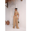 Conjunto De Calça Pantalona e Blusa Ampla Atacado Feminino Revanche Rialma Caqui