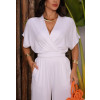 Conjunto De Calça Pantalona e Blusa Ampla Atacado Feminino Revanche Rialma Off-White