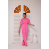 Conjunto De Calça Pantalona e Blusa Ampla Atacado Feminino Revanche Rialma Rosa