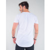  Camiseta Atacado Longline Masculina Revanche Bodin Branco Costas