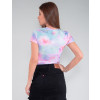  Camiseta Atacado Feminina Revanche Gace Tie Dye Costas