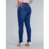 Calça Jeans Atacado Cigarrete Feminina Revanche Slania Azul Costas