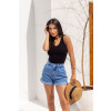 Cropped De Tricto Com Detalhes Atacado Feminina Revanche Polinyà Preto