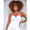 Vestido Atacado Feminino Revanche Heloisa Branco Detalhe Frente