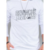 Camiseta Atacado Manga Longa Masculina Revanche Karter Branco Detalhe