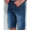 Bermuda Jeans Atacado Masculina Revanche Cretien Azul Detalhe Lado