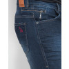 Bermuda Jeans Atacado Masculina Revanche Odil Azul Detalhe