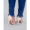 Calça Jeans Atacado Cigarrete Feminina Revanche Slania Azul Detalhe