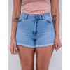  Shorts Jeans Atacado Feminino Revanche Sonia Azul Detalhe