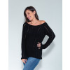 Blusa Tricot Atacado Feminina Revanche Jeanitta Preto Frente