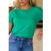 T-Shirt básica bordada atacado feminina Revanche Brezice Verde