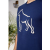 Camiseta Bordado Atacado Masculino Revanche Betim Azul Marinho