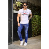 Calça Jeans Atacado Reta Masculina Revanche Valentin Azul