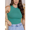 Blusa Regata de Tricot Atacado Feminino Revanche Kinsale Verde Médio    