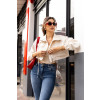 Jaqueta Bomber Cropped Color Atacado Feminina Revanche Bougara Natural