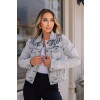 Jaqueta Jeans Black com Aplique Atacado Feminina Revanche Eva