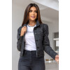 Jaqueta Jeans Black Com Aplique De Strass Atacado Feminina Revanche Leduc