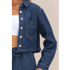 Jaqueta Jeans Cropped Atacado Feminina Revanche Melitene Unica