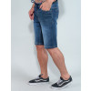 Bermuda Jeans Atacado Masculina Revanche Cretien Azul Lado