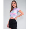  Camiseta Atacado Feminina Revanche Gace Tie Dye Lado