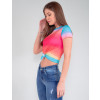 Camiseta Atacado Feminina Revanche Huguetta Tie Dye Lado