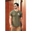 Camiseta Estampada Atacado Masculina Revanche Chucena Verde Musgo