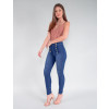 Calça Jeans Atacado Cigarrete Hot Pants Feminino Revanche Beavis Azul Look