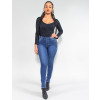 Calça Jeans Atacado Cigarrete Feminina Revanche Nathalia Azul Look