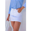Mini Saia Color Atacado Feminina Revanche Angelim Branco