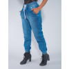 Calça Jeans Atacado Jogger Feminina Revanche Francessca Azul Lado