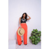 Regata cropped estampada atacado feminino Revanche Ruse Preto