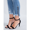Calça Jeans Atacado Cigarrete Feminina Revanche Melanie Azul 
